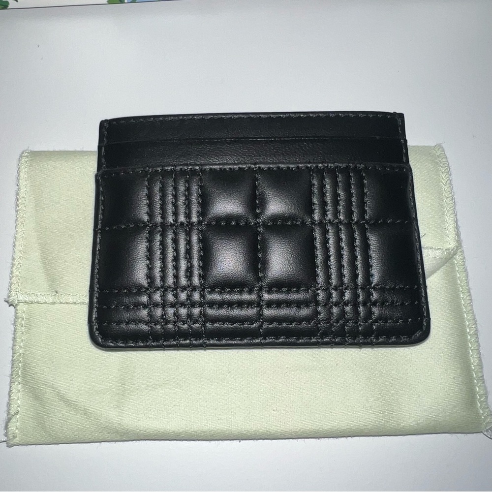 NWT Quilted Leather Card Case - Picture 4 of 7